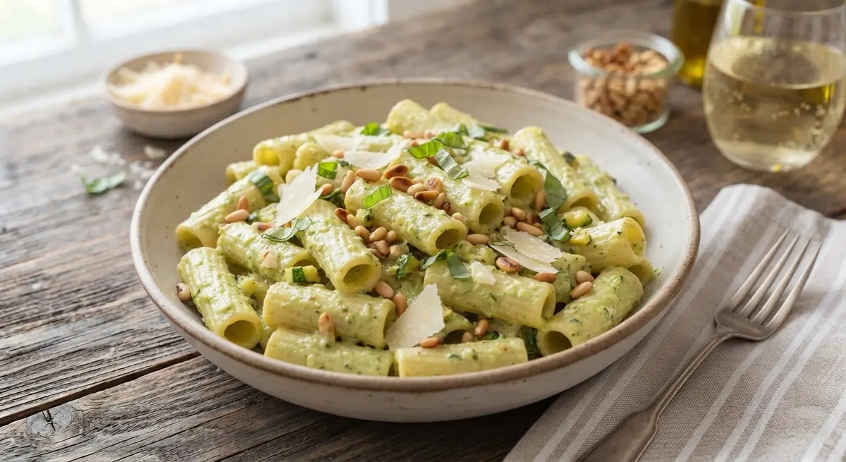 Pasta with Zucchini Cream Sauce